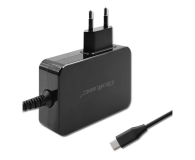 QOLTEC Ładowarka GaN Power Pro | 1xUSB-C | 90W | 5-20V | 3-4.5A | Czarna 52387 - 1213307 - zdjęcie 2